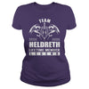 Team HELDRETH Lifetime Member Legend Name TShirts