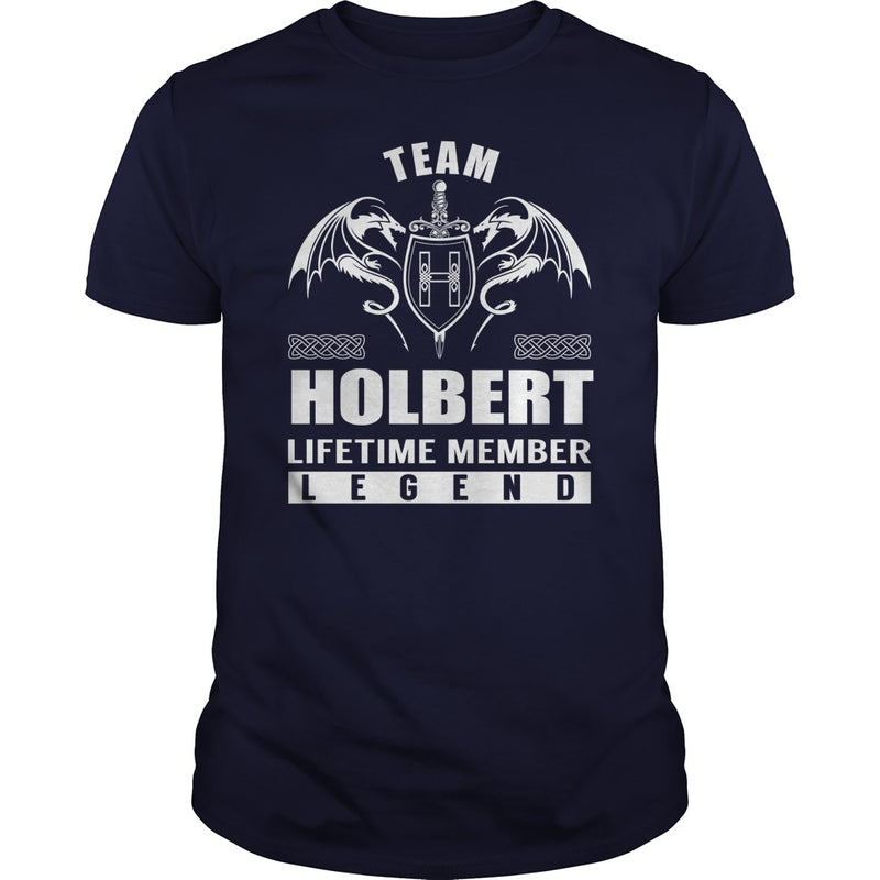 Team HOLBERT Lifetime Member Legend Name TShirts