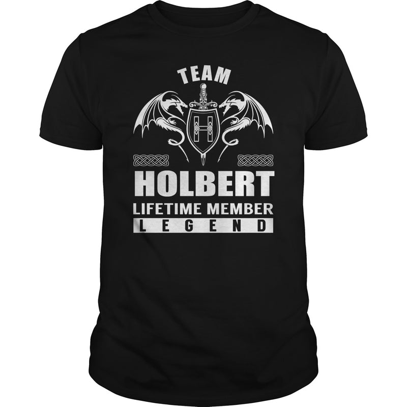 Team HOLBERT Lifetime Member Legend Name TShirts