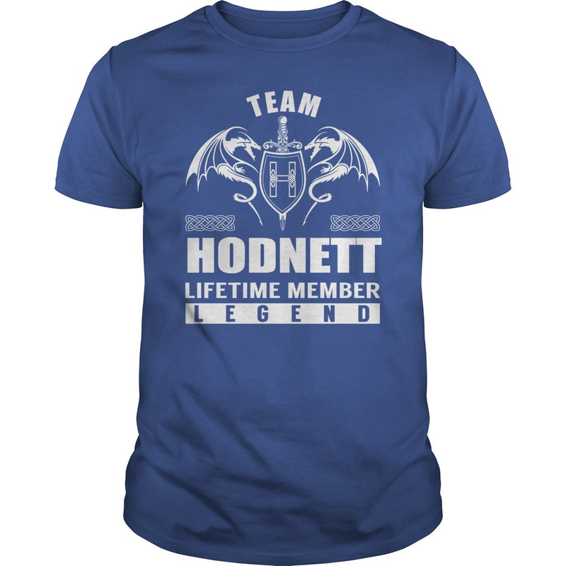 Team HODNETT Lifetime Member Legend Name TShirts
