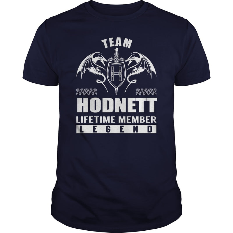 Team HODNETT Lifetime Member Legend Name TShirts