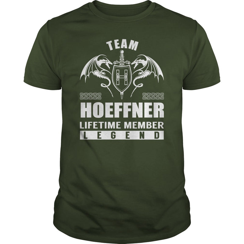 Team HOEFFNER Lifetime Member Legend Name TShirts