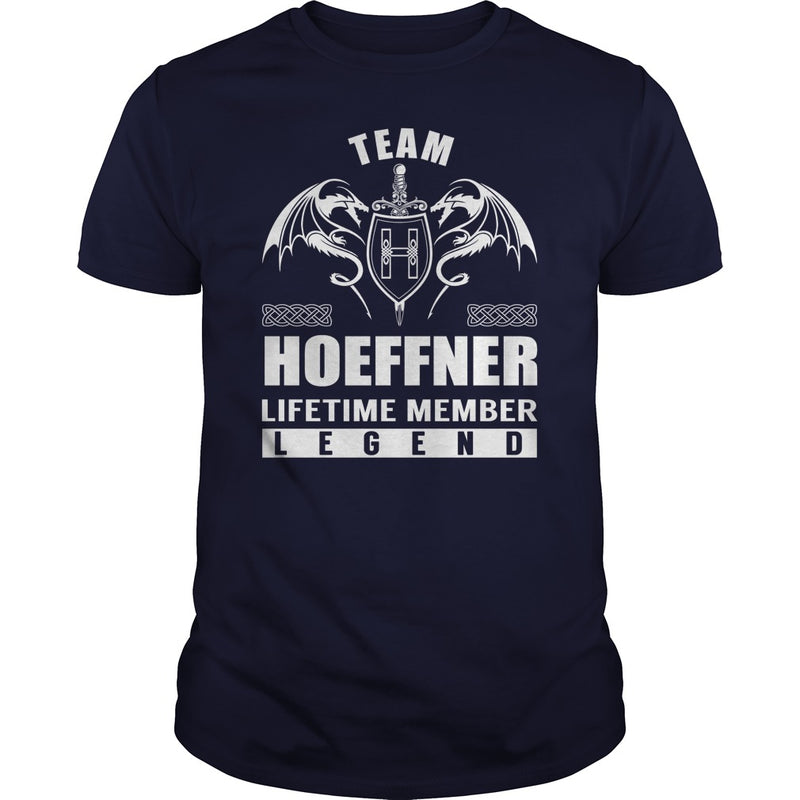 Team HOEFFNER Lifetime Member Legend Name TShirts
