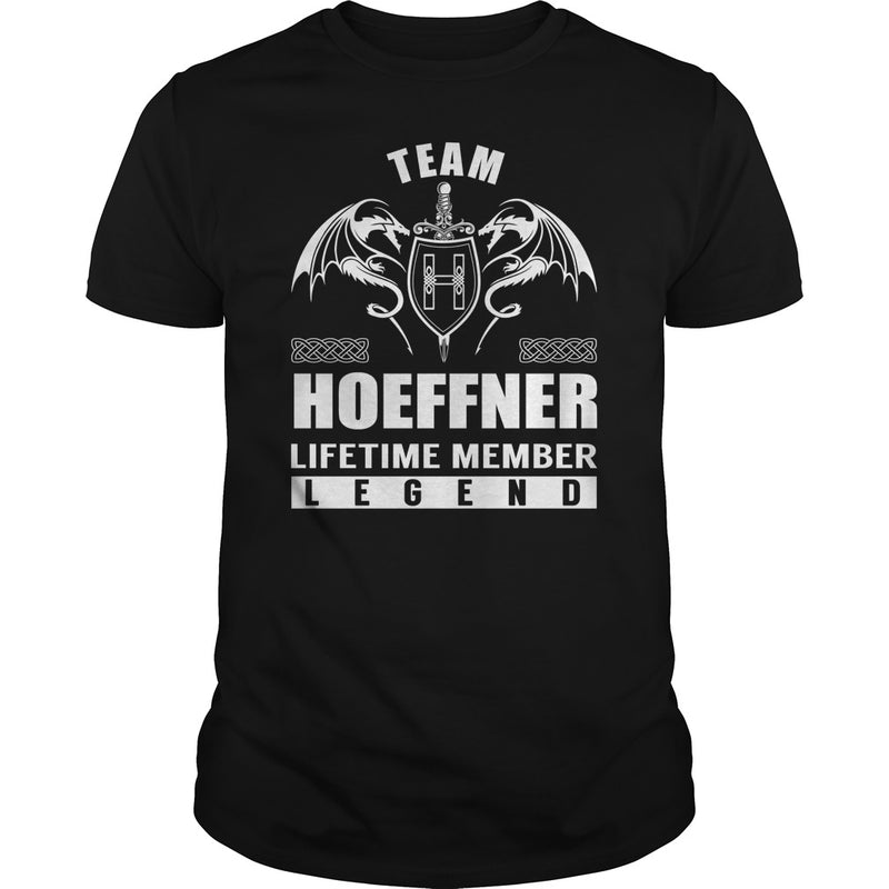 Team HOEFFNER Lifetime Member Legend Name TShirts