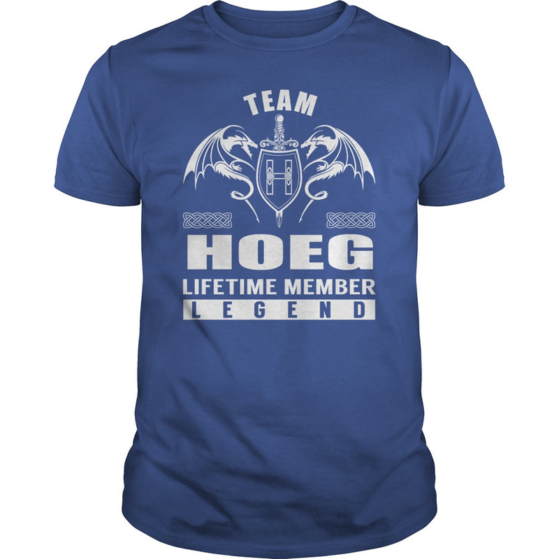 Team HOEG Lifetime Member Legend Name TShirts