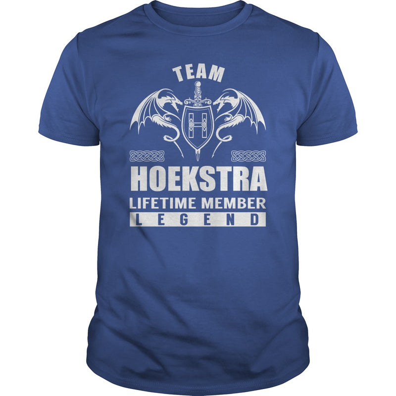 Team HOEKSTRA Lifetime Member Legend Name TShirts