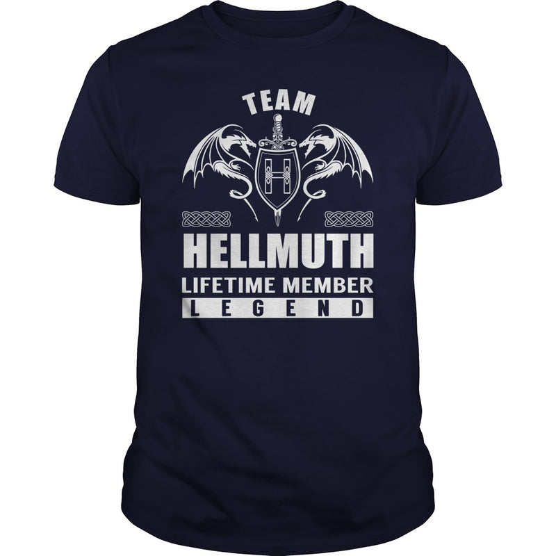 Team HELLMUTH Lifetime Member Legend Name TShirts
