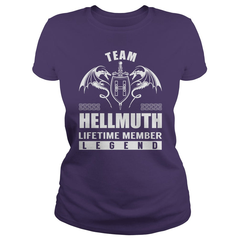 Team HELLMUTH Lifetime Member Legend Name TShirts