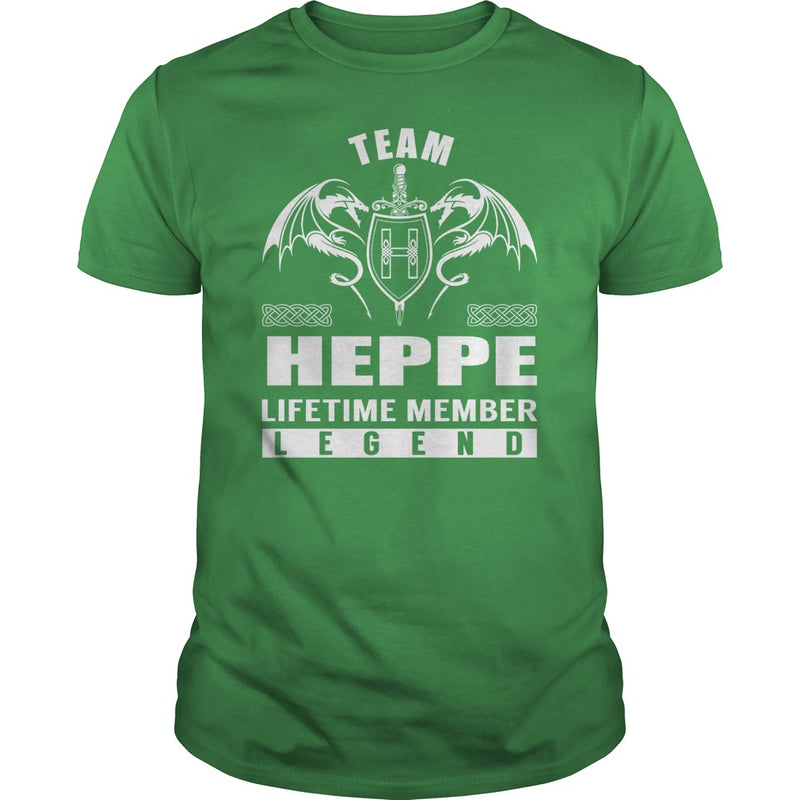 Team HEPPE Lifetime Member Legend Name TShirts