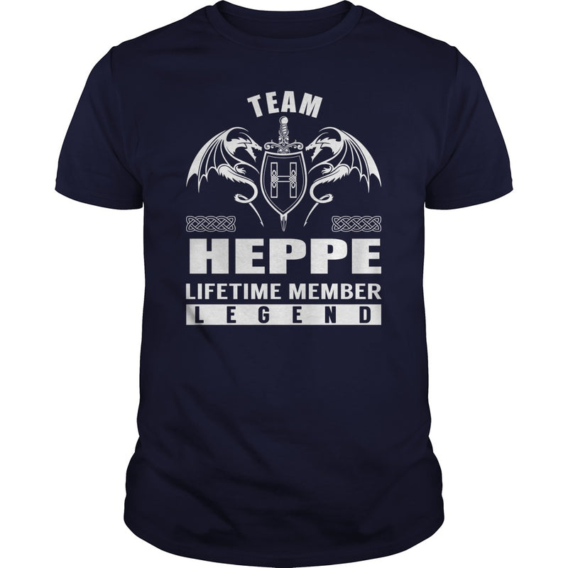Team HEPPE Lifetime Member Legend Name TShirts