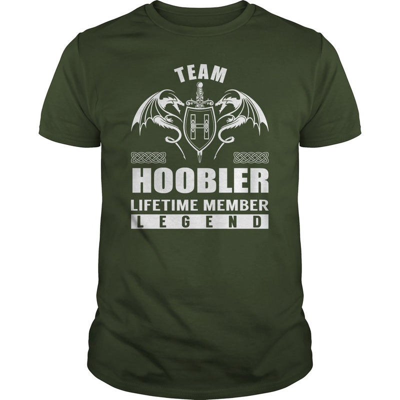 Team HOOBLER Lifetime Member Legend Name TShirts