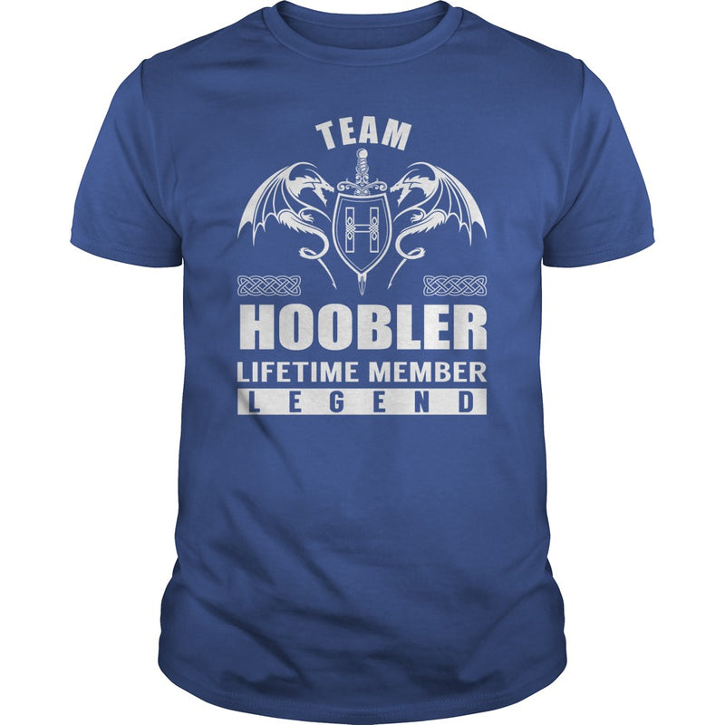 Team HOOBLER Lifetime Member Legend Name TShirts