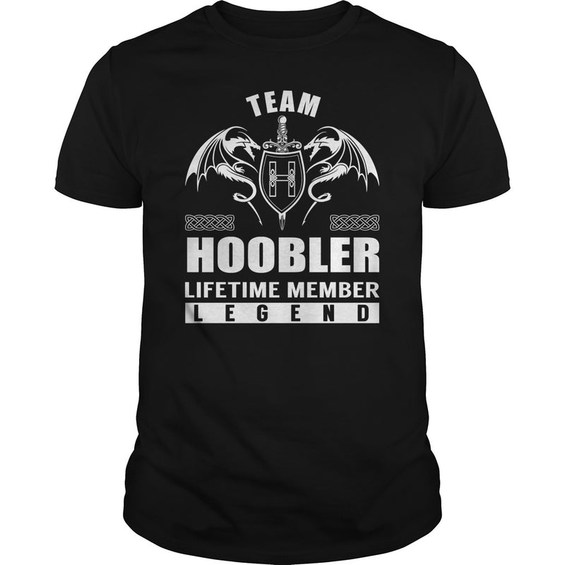 Team HOOBLER Lifetime Member Legend Name TShirts