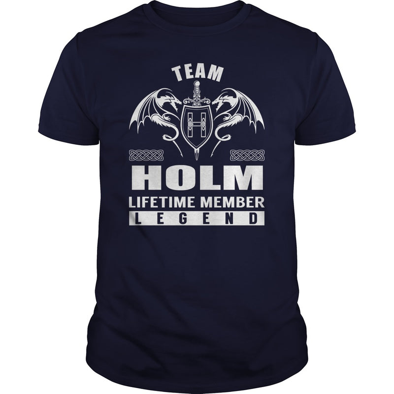 Team HOLM Lifetime Member Legend Name TShirts
