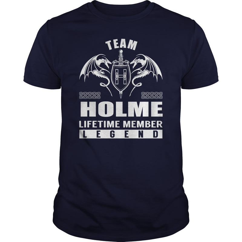 Team HOLME Lifetime Member Legend Name TShirts