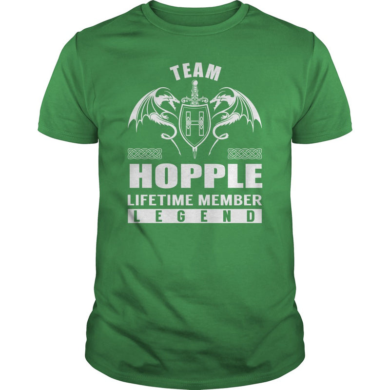 Team HOPPLE Lifetime Member Legend Name TShirts