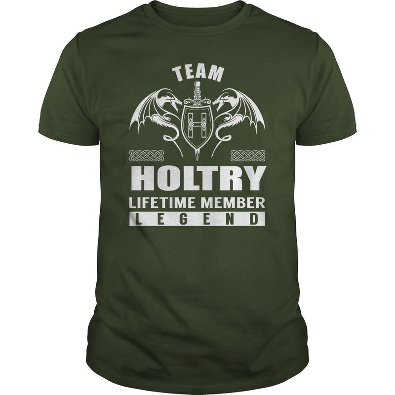 Team HOLTRY Lifetime Member Legend Name TShirts