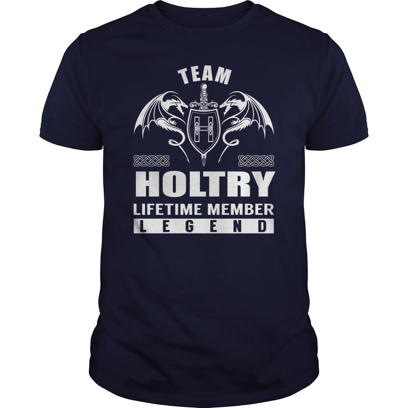 Team HOLTRY Lifetime Member Legend Name TShirts