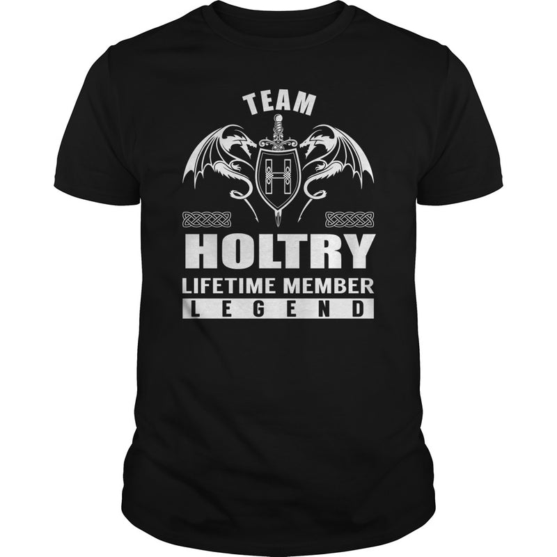 Team HOLTRY Lifetime Member Legend Name TShirts