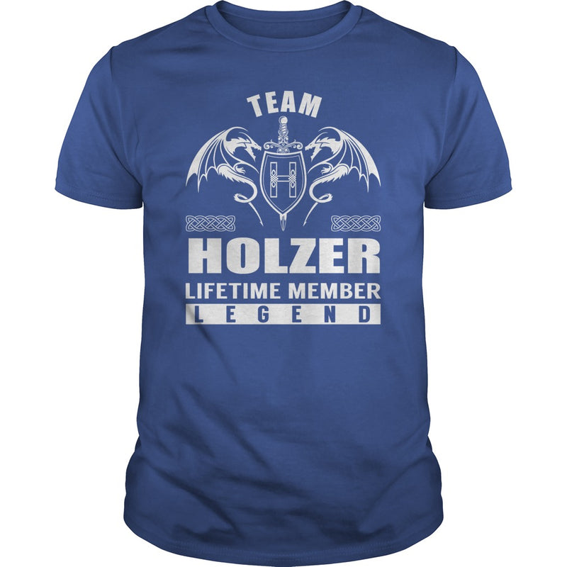 Team HOLZER Lifetime Member Legend Name TShirts