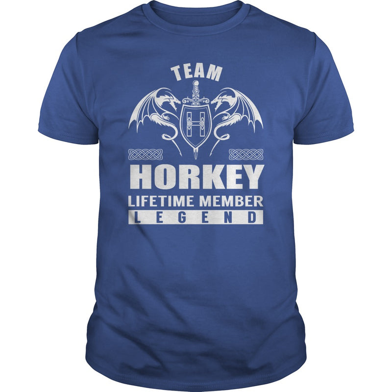 Team HORKEY Lifetime Member Legend Name TShirts