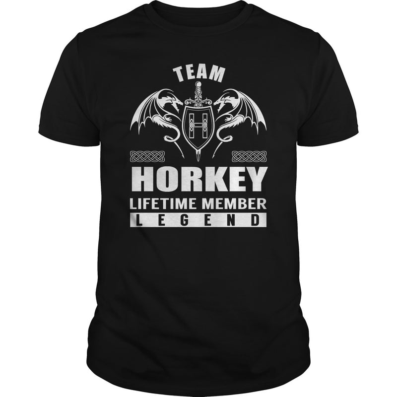 Team HORKEY Lifetime Member Legend Name TShirts
