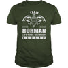 Team HORMAN Lifetime Member Legend Name TShirts