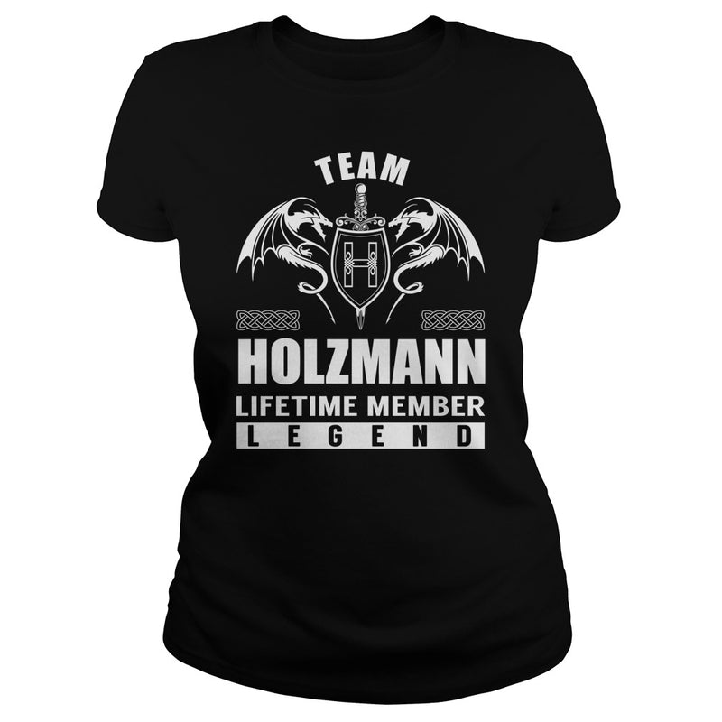 Team HOLZMANN Lifetime Member Legend Name TShirts