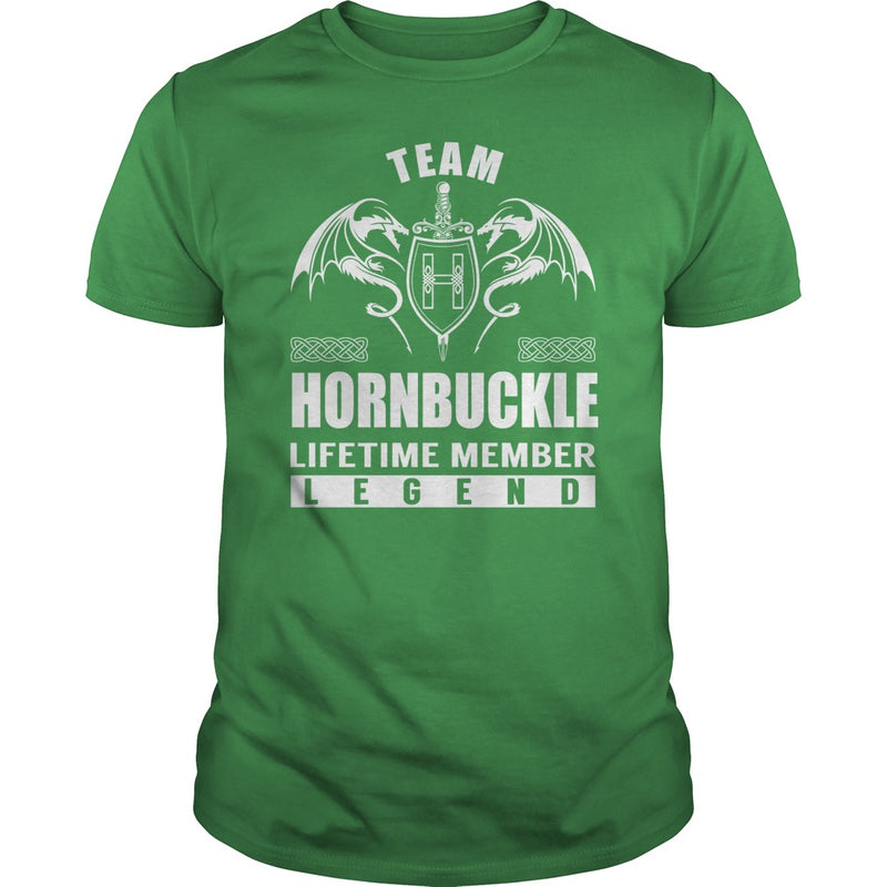 Team HORNBUCKLE Lifetime Member Legend Name TShirts