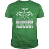 Team HERRINGTON Lifetime Member Legend Name TShirts