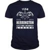 Team HERRINGTON Lifetime Member Legend Name TShirts