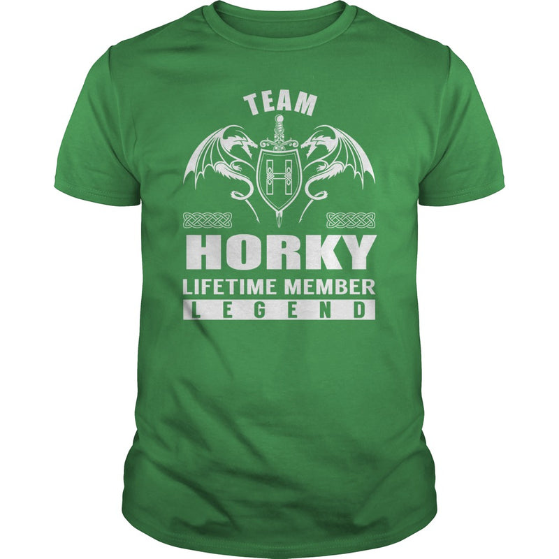 Team HORKY Lifetime Member Legend Name TShirts