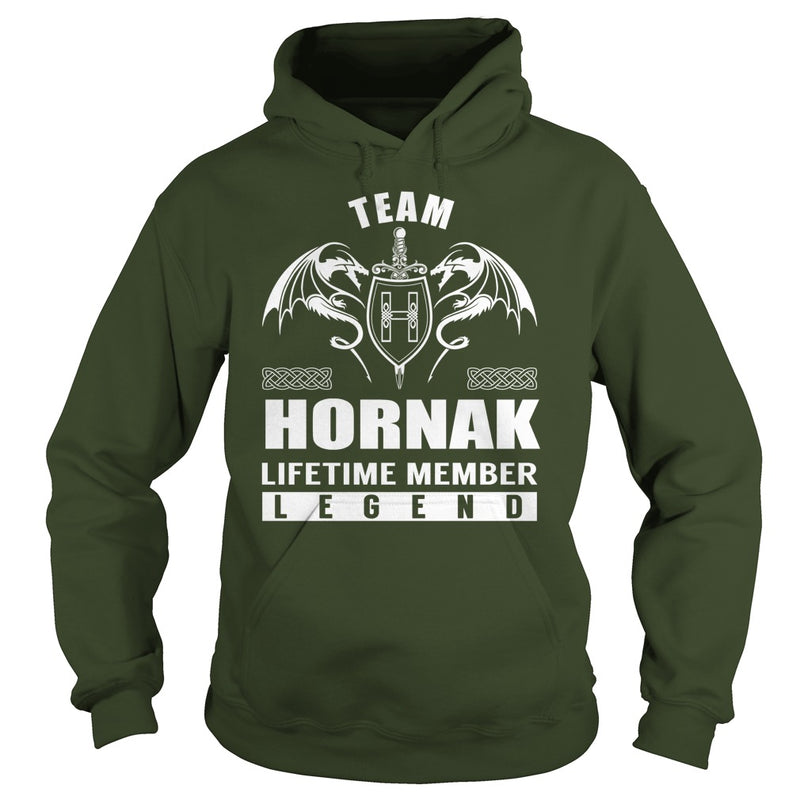 Team HORNAK Lifetime Member Legend Name TShirts