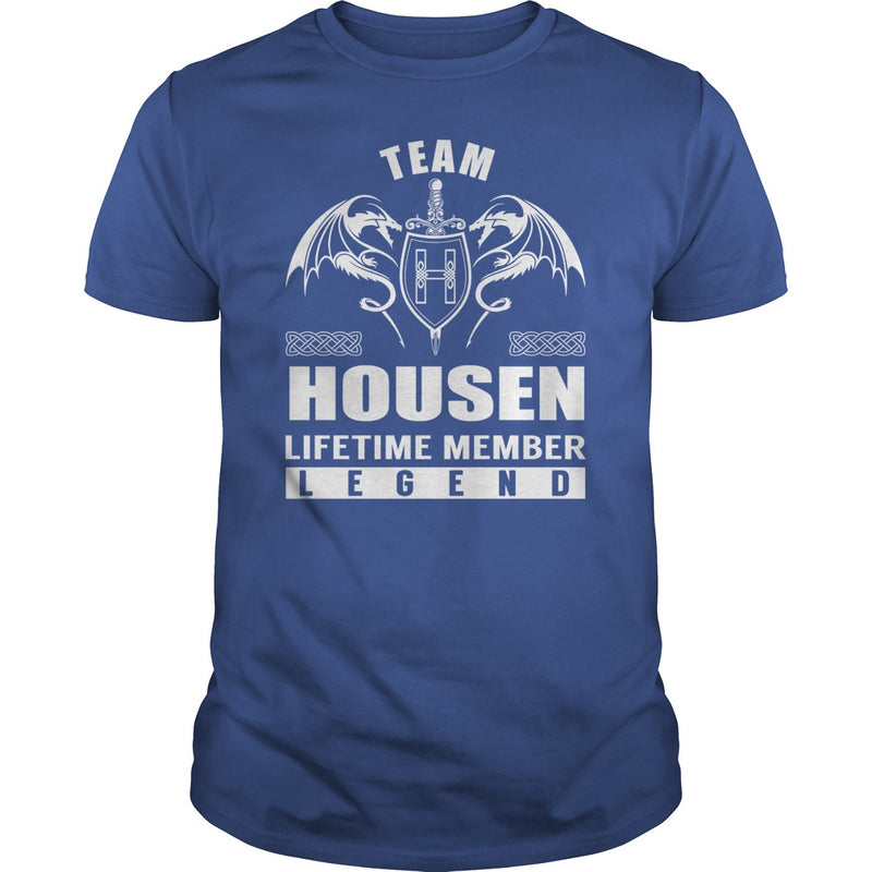 Team HOUSEN Lifetime Member Legend Name TShirts