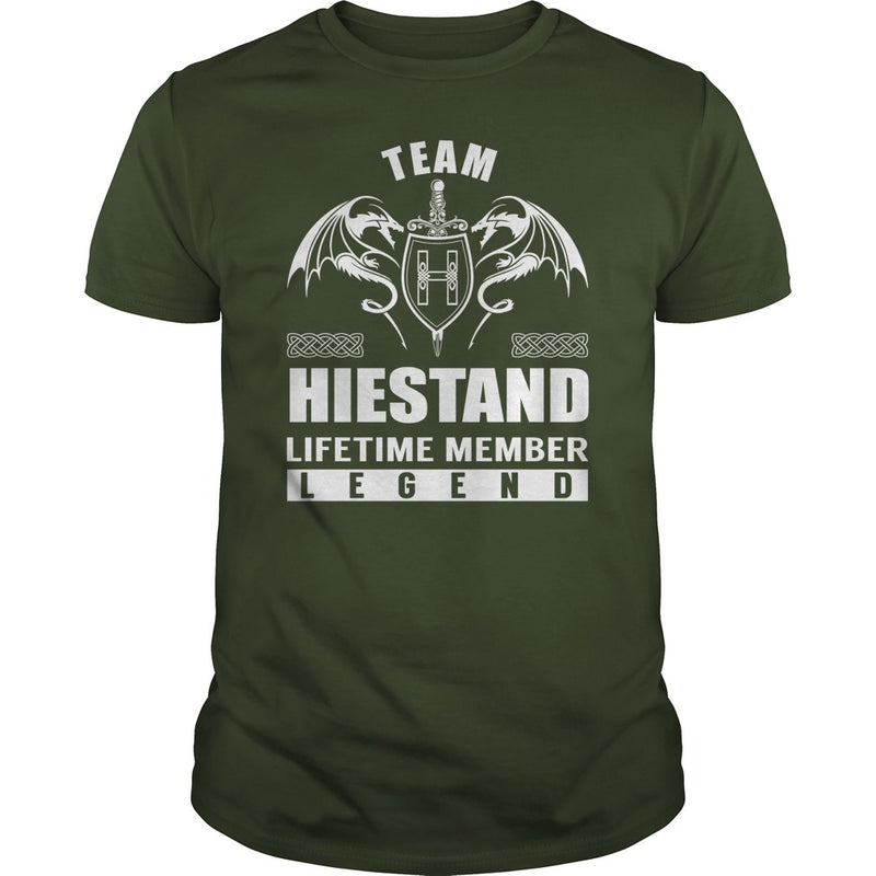 Team HIESTAND Lifetime Member Legend Name TShirts