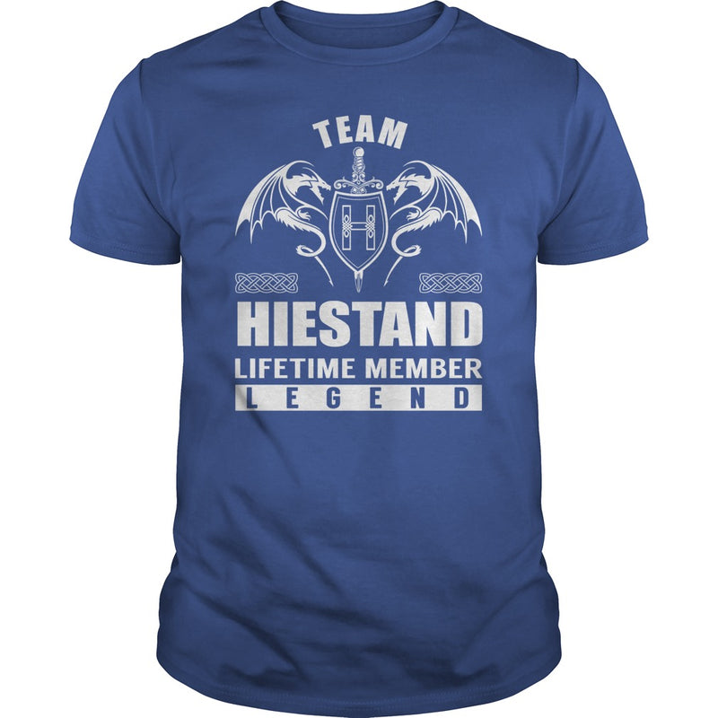 Team HIESTAND Lifetime Member Legend Name TShirts