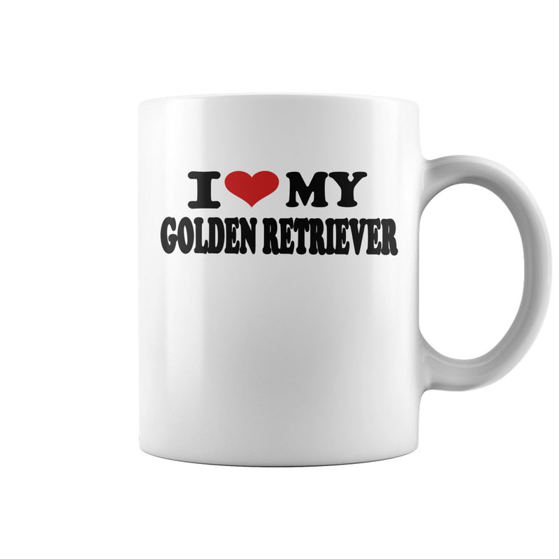 Golden Retriever - I Love My Golden Retriever - TeeForGolden Retriever