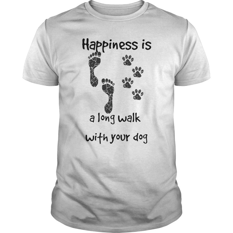 Happiness is a long walk with your dog