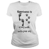 Happiness is a long walk with your dog