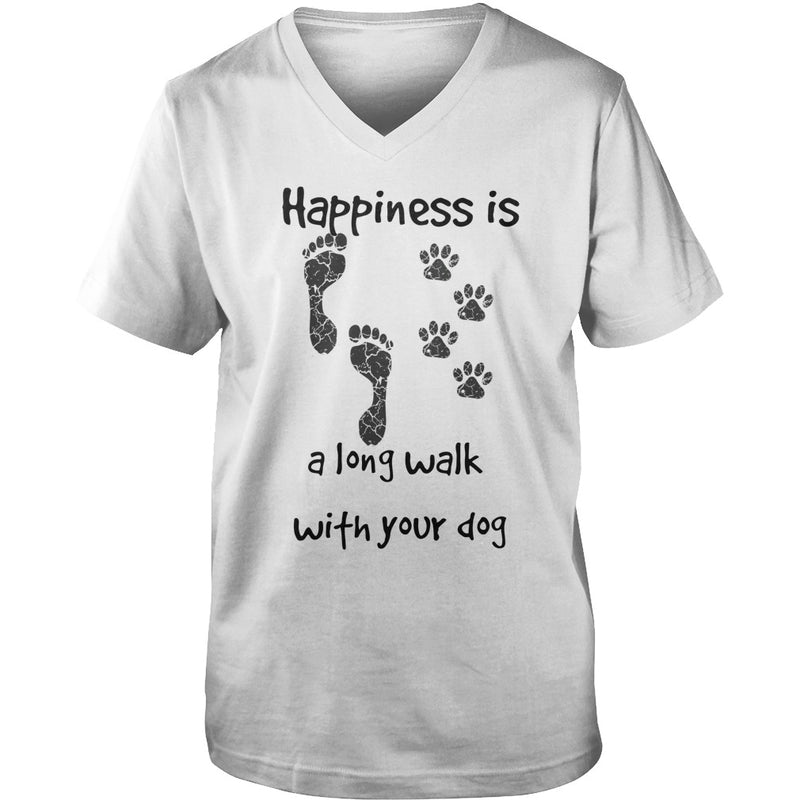 Happiness is a long walk with your dog