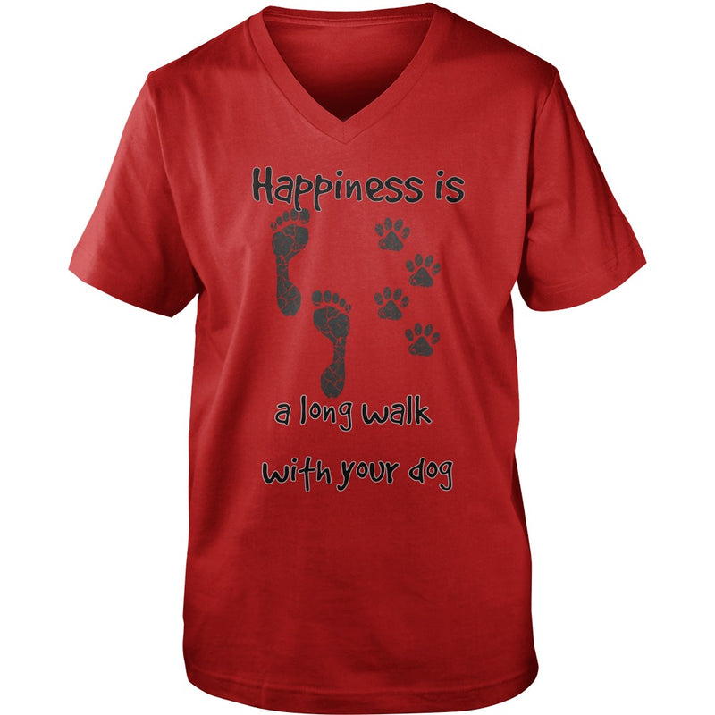 Happiness is a long walk with your dog