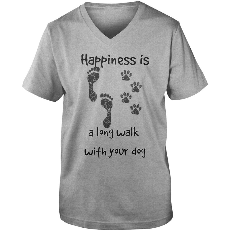 Happiness is a long walk with your dog
