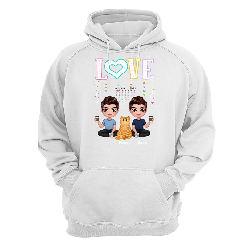 Hoodie (White, Ash, Light Pink, Light Blue, Gold)