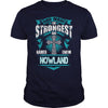 NOWLANDGuysTee NOWLAND I was born with my heart on sleeve  a fire in soul and a mounth cant control. 100% Designed  Shipped  and Printed in the U.S.A.
