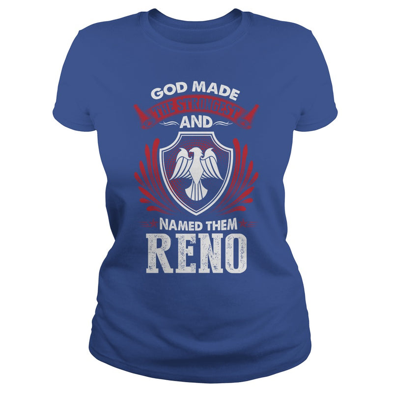 If you are a RENO  then this shirt is for you! Whether you were born into it  or were lucky enough to marry in  show your pride by getting this shirt today. Makes a perfect gift!