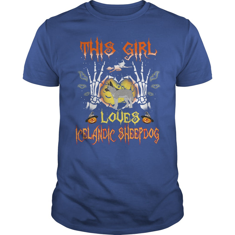 This Girl Loves ICELANDIC SHEEPDOG Halloween