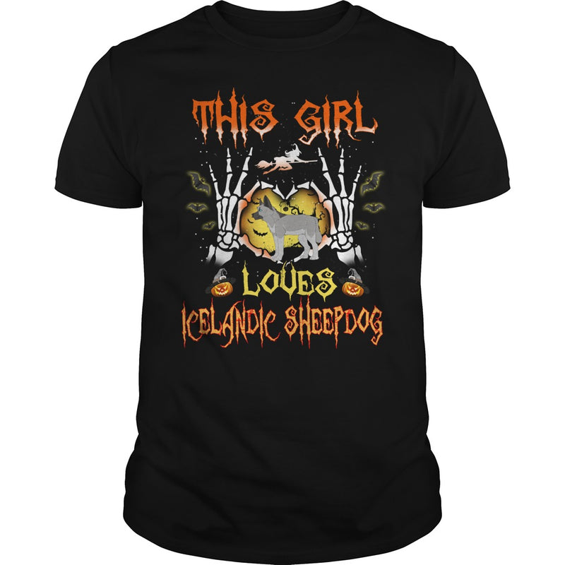 This Girl Loves ICELANDIC SHEEPDOG Halloween