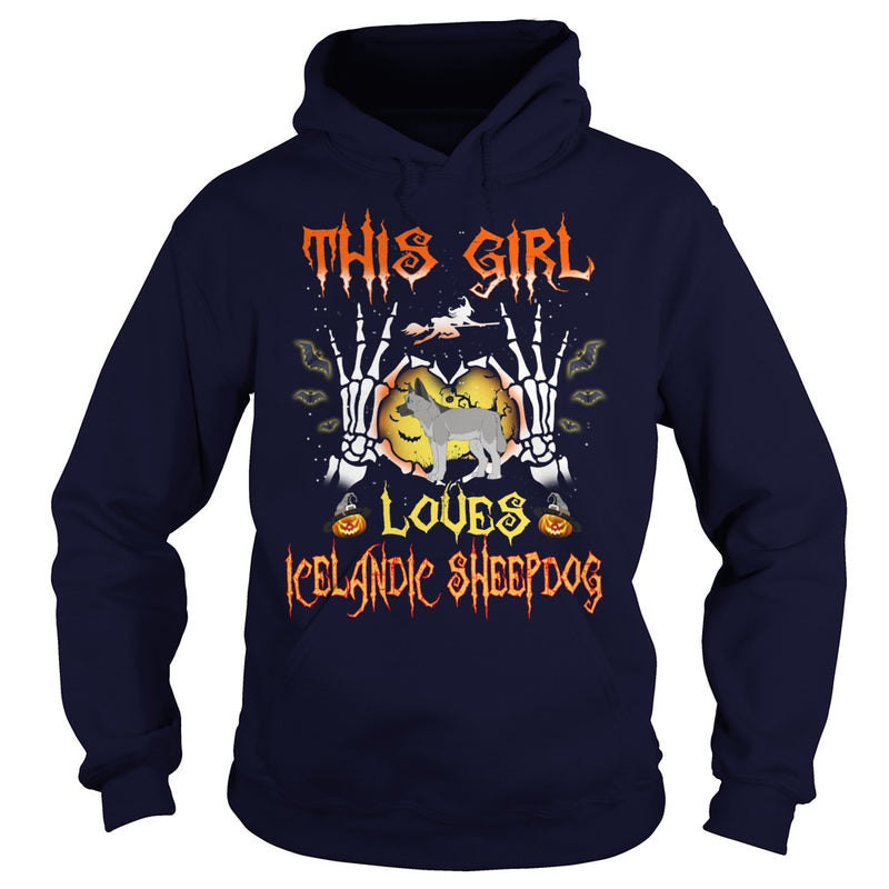 This Girl Loves ICELANDIC SHEEPDOG Halloween