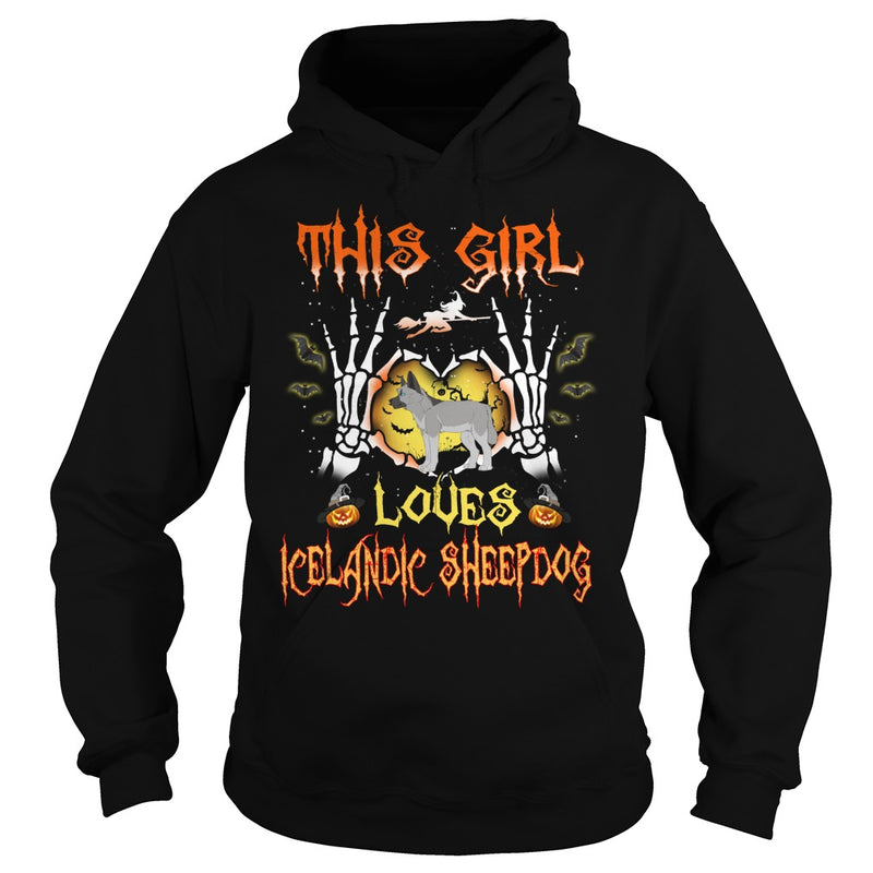 This Girl Loves ICELANDIC SHEEPDOG Halloween