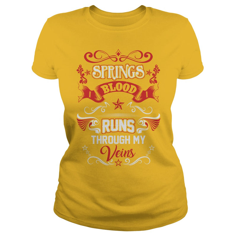 SPRINGS BLOOD RUNS THROUGH MY VEINS